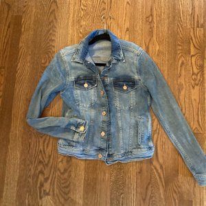 H&M Denim Jacket with rose gold buttons